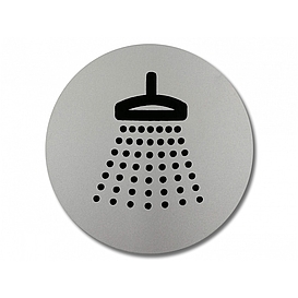   Piktogram Sprcha plast (kruh)