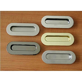   ÚCHYTKA MILENA 96mm zadlabací Ni-satin *