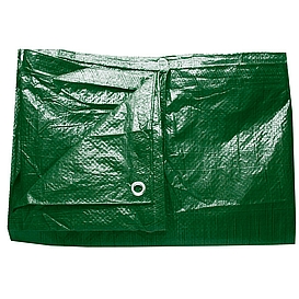   Plachta PE 3x4 70g/m2 s oky zelená *25181
