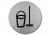 Piktogram Úklidová místnost plast (kruh)