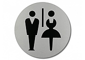  Piktogram DÁMY/ Páni plast  (kruh)  +