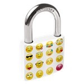   ZÁMEK visací EMOJI 3 klíče