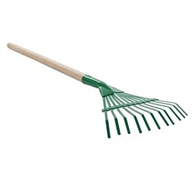  10088 Dětské nářadí hrábě na listí (švédské) s násadou 60cm*