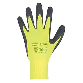   RUKAVICE pracovní PETRAX úplet máčený v.10