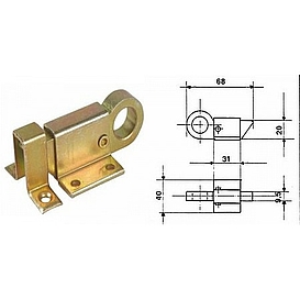   SKLAPKA okenní K320 F1-206 větší  žlutý ZN*