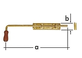  ZÁSTRČ WSP 150 pružinová s dřev. koncovkou 150x50mm (10)