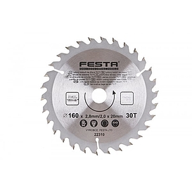   KOTOUČ na dřevo TCT 160x20mm 30z SK 22310  *