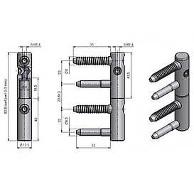   ZÁVĚS okenní  EXPERT 13,5 P bílý zinek *