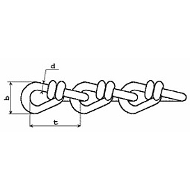   ŘETĚZ uzlovaný 3.4 zinek 5686 [30m]