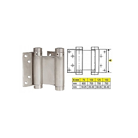   ZÁVĚS pružinový 75mm nikl