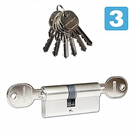   Vložka EURO Secure 30+35 Ni BSZ 6kl. R1 s prostupovou spojkou