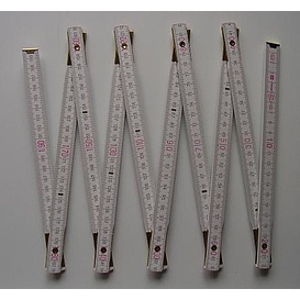   METR dřevěný Metrie bílý 2m PF10 (10)