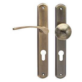   KOVÁNÍ LAURA koridor L fab 72mm česaný bronz *