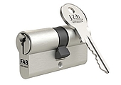  VLOŽKA FAB 2H.00/DNm 45+55 cylindrická Nikl  3 klíče