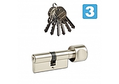  Vložka EURO Secure 40K+50 s knofl. Ni SU*