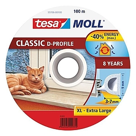   TĚSNĚNÍ samolepící D100/B (profil D) TESA [bal 100m]