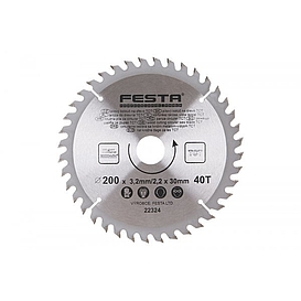  KOTOUČ na dřevo TCT 200x30mm 40z  SK 22324 *