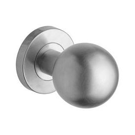   K1 Knoflík se štítem kruhovým nerez mat  *