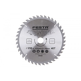   KOTOUČ na dřevo TCT 250x30mm 40z SK  22335*