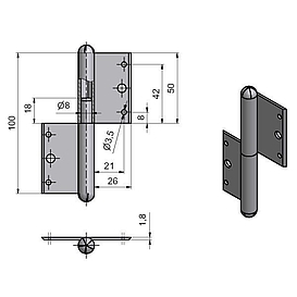   ZÁVĚS okenní 100 L     (20)