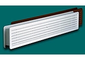  MŘÍŽKA větrací UH Dveřní 400x130 hnědá  0232