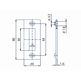   ZÁMEK dozický závorový 24130 zinek   (8)*