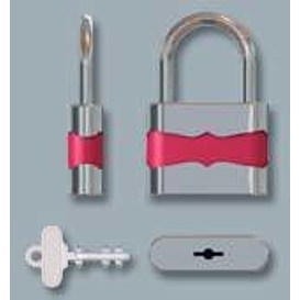   ZÁMEK visací Duplo 35 (50) *