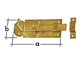  ZÁSTRČ WZP 140 zamykací rovná 140x45x5,0mm * (10)