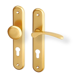   VIOLA kování klika+koule 90 fab zlatá Levá*