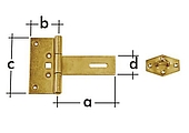  ZÁVĚS ZZBR 150 zamykací brankový 150x100x2,0mm (10) *
