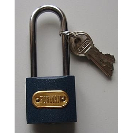   ZÁMEK visací s dlouhým okem 5065 FE 50 LS  (náhr.Eso)