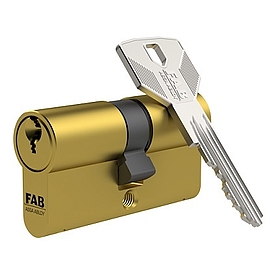   VLOŽKA FAB 2P.00/D 30+35 cylindrická PROFI Mosaz  3 klíče