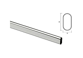  Šatní tyč CR 2m 30x15x0,7 oválná