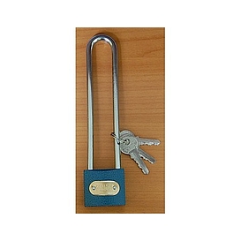   ZÁMEK visací s extra dlouhým okem Fe12-38mm XLS 6,2/128 (140mm)