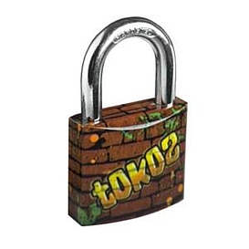  ZÁMEK visací GRAFFITI 3 klíče