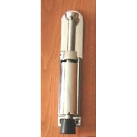   STAVĚČ dveří 150mm oblý chromovaný*
