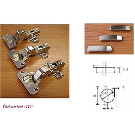   Závěs vložený RD-03C s podložkou