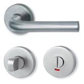   KOVÁNÍ MT01  klika+klika WC kulaté rozety  *