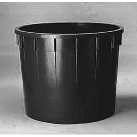   Káď 1500L plastová  černá  (100x155) *