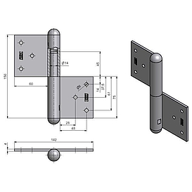   ZÁVĚS vratový 150 P    (10)