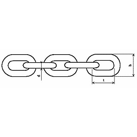   ŘETĚZ 8x32 zinek 5685 [20m]