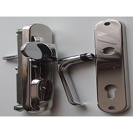   Kování bezpečnostní SLS1 90mm fab klika-madlo s vložkou DYNAMIC 4kl. * SLEVA!