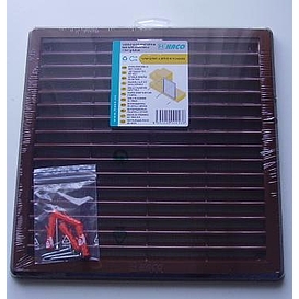   MŘÍŽKA větrací UH 250x250K hnědá  0304