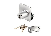  ZÁMEK na 2 skla Square 1409556 Chrom satin *
