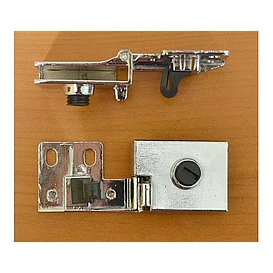   Závěs DIZA L+P GDH02A na sklo Chrom   PÁR