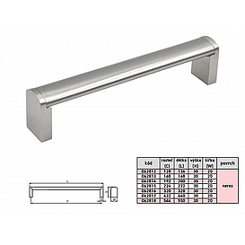   ÚCHYTKA BRITA 128mm   NEREZ        *