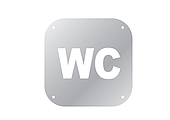  PIKTOGRAM na WC nerez *