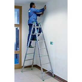   ŠTAFLE hliníkové 2x5  (156cm) 8905  F *