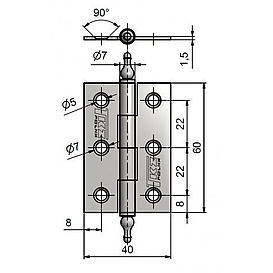   ZÁVĚS KZ60 UŘ styl. provedení  modrý zinek (100)*