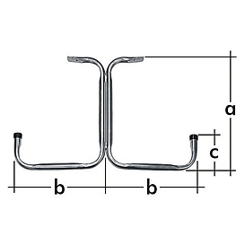  DRŽÁK HST stropní T 300 (6) *